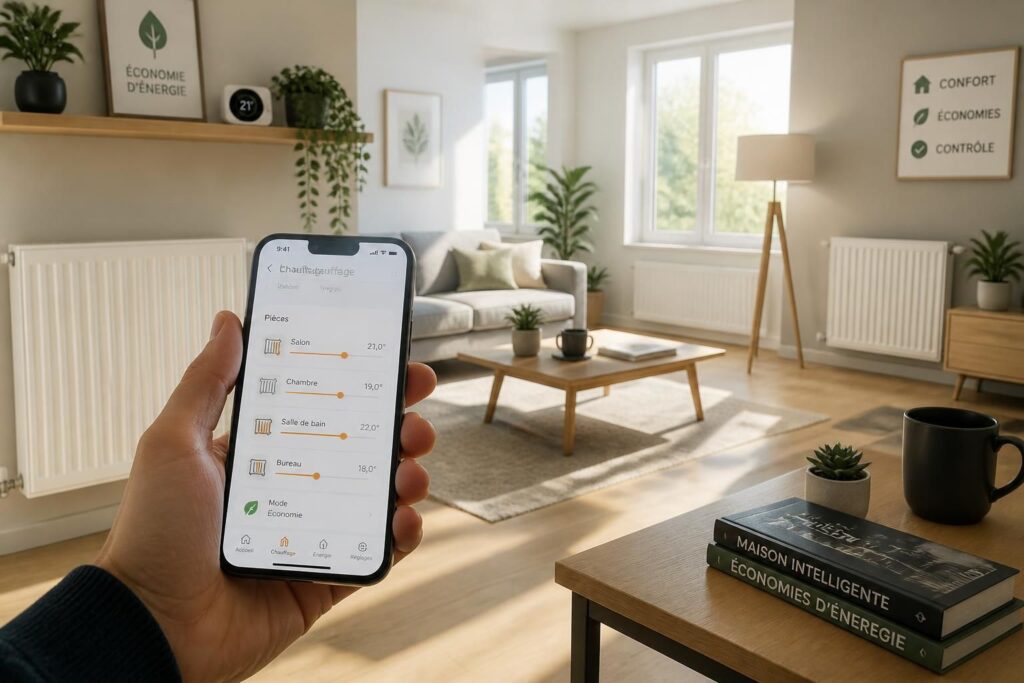 découvrez comment le chauffage connecté vous permet de piloter vos radiateurs à distance pour réduire votre consommation d'énergie et payer moins sur vos factures.